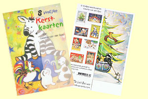 Set van 8 Kerstkaarten