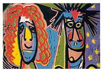 The line-up (detail)